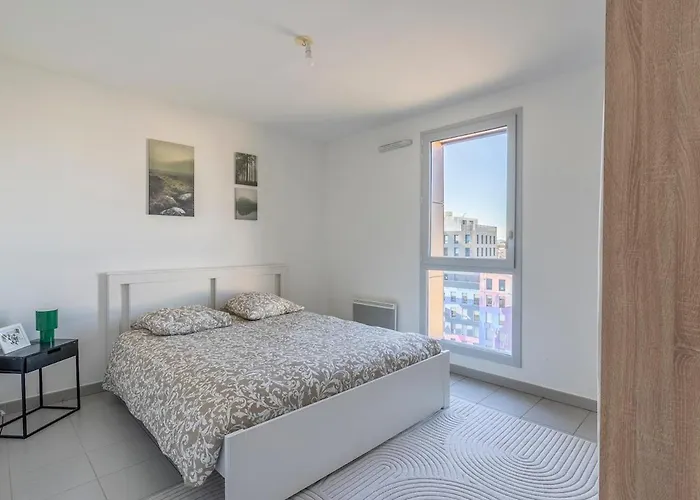 L'horizon St Roch, Vue Sur Centre-ville Et Garage Apartamento *