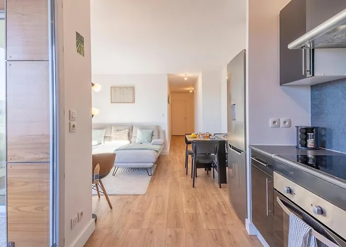 شقة L'horizon St Roch, Vue Sur Centre-ville Et Garage *