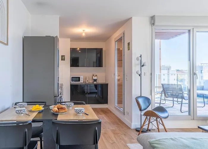 L'horizon St Roch, Vue Sur Centre-ville Et Garage * مونبيلييه