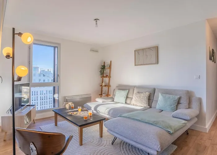 شقة L'horizon St Roch, Vue Sur Centre-ville Et Garage مونبيلييه